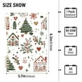 thumbnail image 2 of FORMRS 1-Subject Spiral Notebook 8" x 5" College Ruled 60 Refillable Sheet, 2 Pack, White Nordic Christmas House, 2 of 7