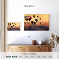 thumbnail image 4 of Elephant Stock Sunset Hot Air Balloons Wall Art - Horizontal Canvas Wall Art - Living Room Wall Decor - Transportation Canvas - Gray And Orange Decor - 24" x 16", 4 of 8