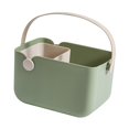 thumbnail image 4 of Cesta abierta para ducha portátil, bolsa de almacenamiento para dormitorio, organizador de cosméticos ligero para el hogar, cesta de limpieza, bolsa verde, 4 of 9