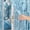 Light Blue, variant on Fringe Backdrop, Shining Foil Tinsel Curtains, Party Decorations Door Streamers for Wedding,Holiday, Theme Events