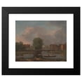 thumbnail image 2 of John Inigo Richards 18x15 Black Modern Framed Museum Art Print Titled - A River Landscape, Possibly a View from the West End of Rochester Bridge, 2 of 5
