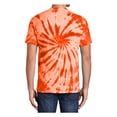 thumbnail image 2 of Yellow Rooster Men's Short Sleeve Tie-Dye Male Cotton T-Shirts Orange S, 2 of 6