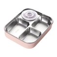thumbnail image 3 of Caja Bento portátil Contenedor de almuerzo Contenedores de almacenamiento de alimentos partidos Contenedor de sushi Caja de refrigerios para viajes Rosado BLESIY Contenedor de almuerzo, 3 of 8