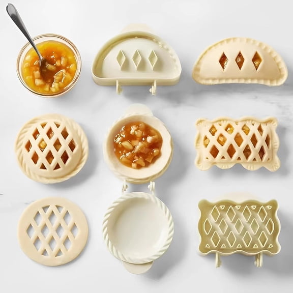 Fall Hand Pie Molds Apple, Acorn & Pumpkin, Fall Hand Pie Molds Set of 3, Mini Pie Mould Dough Press Mold Tool, Perfect Kitchen Tools Accessories for Hand Pies