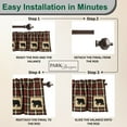 thumbnail image 4 of Park Designs Red Concord Bear Lined Valance 60"L, 4 of 5