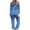 Blue, variant on tumgatte Women's Printing Round Neck Short Sleeve Sleepshirt And Pants Sets Loungewear Pajamas With Pockets Up to 45% off Flash Deal Remembrance Day