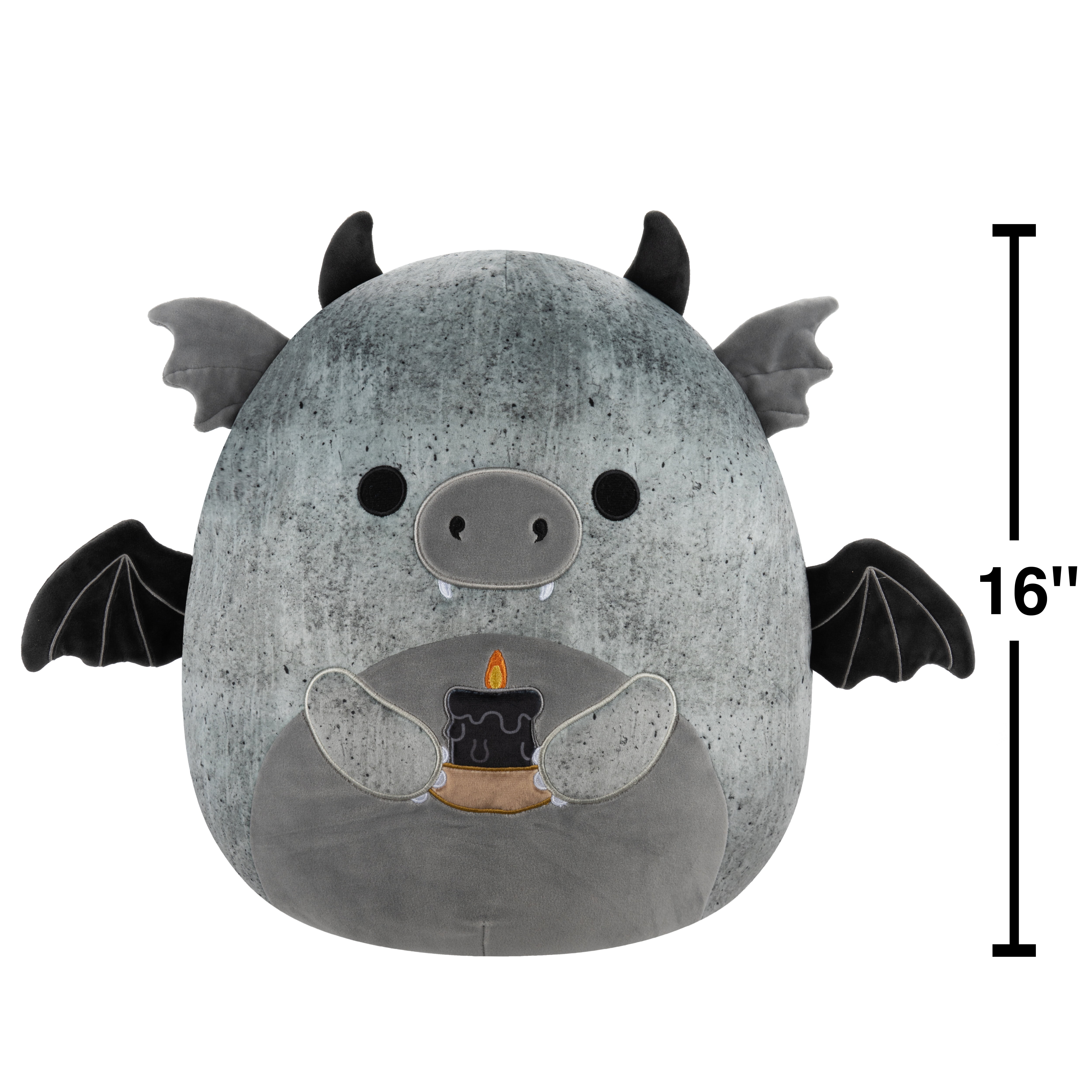 Squishmallows Official 16 inch Gio the Grey Speckled Gargoyle - Child's Ultra Soft Stuffed Plush Toy