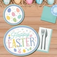 Easter Plates with Napkins Set 16 Disposable Easter Dinnerware Sets