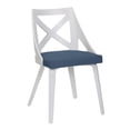 thumbnail image 4 of LumiSource White Dakota-Charlotte Dining Set - 5 Piece, 4 of 5