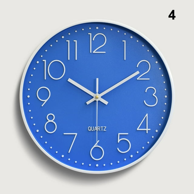CAROOTU Quartz Wall Clock Plastic Fashion Design Clocks For Home Decor Living Room
