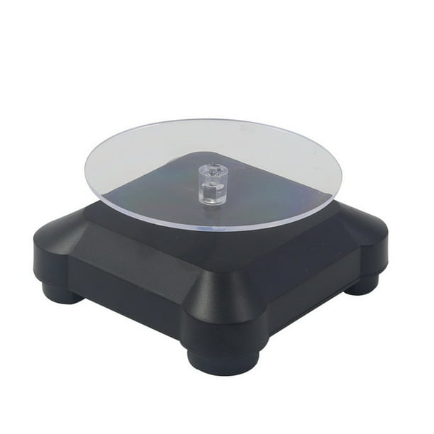 Cuteam Display Base,Display Support Wireless Antislip Plastic 360 Degree Electric Rotating
