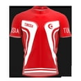 thumbnail image 3 of Tunisia Full Zipper Bike Short Sleeve Cycling Jersey  for Men - Size L, 3 of 4