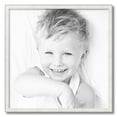 thumbnail image 2 of ArtToFrames 24x24 Inch White Picture Frame, This White Wood Poster Frame is Great for Your Art or Photos, Comes with 060 Plexi Glass (4318), 2 of 8
