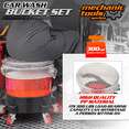 thumbnail image 6 of M-AUTO Car Washing Bucket Pulley Set with 360 Degree Casters, Bucket Dolly with Insert Grit Trap for Car Washing Detailing, Transparent, 6 of 9