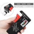 thumbnail image 4 of Universal Battery Tester Volt Checker Voltage Test for AA AAA C/D 9V 1.5V Button Cell Type Batteries with Color-coded Display and Adjustable Arm Easy to Read, 4 of 7