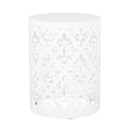 thumbnail image 2 of Large Metal Accent Table for Indoor & Outdoor, Stable Frame / Elegant Floral Pattern, Easy Decor Match, 2 of 6
