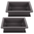 thumbnail image 4 of Kudiqi Rectangle Bonsai Pot with Saucer - 2 Sets, 4 of 5