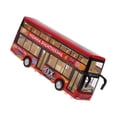 thumbnail image 1 of Maoww 1:50 Diecast Car Toy Pull Back Double Decker Bus with Light & Sound Red, 1 of 9