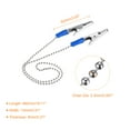 thumbnail image 2 of Unique Bargains Napkin Chains, 18' 5Pack Alloy Neck Bib Holder Chain Sun Hat Strap Lanyard, Blue, 2 of 7