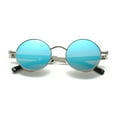 thumbnail image 4 of Lunettes Rétro Vintage pour Hommes Femmes Steampunk Rondes Métal UV400 Lunettes de Soleil, 4 of 8