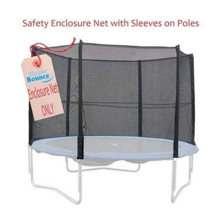Upper Bounce 12 ft. - Framed - Trampoline Enclosure Net Fit For 4 Stright Poles