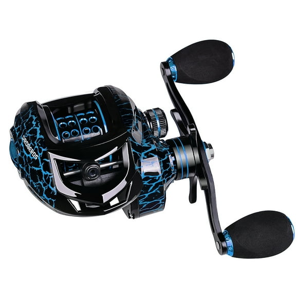 PROBEROS PROBEROS Moulinet de Pêche Main Gauche W10 Micro Moulinet Spinning, 4+1 Roulements BB, Rapport de Transmission 7,2:1, Traîne Max 10 kg, Conception Compacte, Construction en Nylon Légère