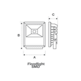 thumbnail image 3 of Reflector PLUSRITE LED 50W SMD delgado 6500k IP65 PLUSRITE REFLECTOR 50W SMD 6500K, 3 of 4