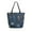 Golden Pine Needles, variant on Open Top Canvas Tote Bag with Zipper Reusable Shopping Bag 13.5x15" Roomy Carryall Golden Pine Needles