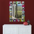 thumbnail image 3 of Empire Art Direct Rectangular Beveled Wall Mirror on Abstract Printed Tempered Art Glass - 48 x 36, 3 of 5
