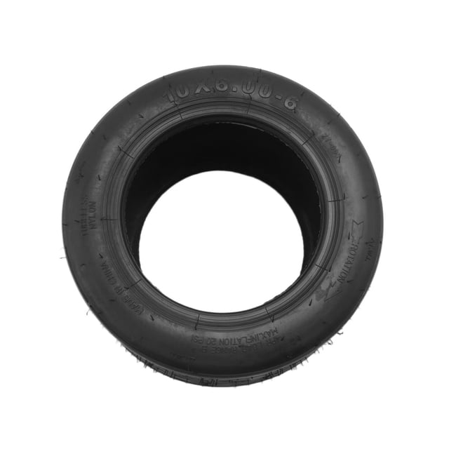 NeumáTico 10X6.00-6 Sin CáMara para Motocicleta Tubo de Motor Patinete EléCtrico Carretera VacíO Ensanchado 10 Pulgadas