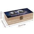 thumbnail image 2 of Einstein Caja Organizadora de Madera Rústica - Caja Decorativa Multifuncional para Escritorio, Hogar, Oficina, Joyas y Manualidades, 2 of 6