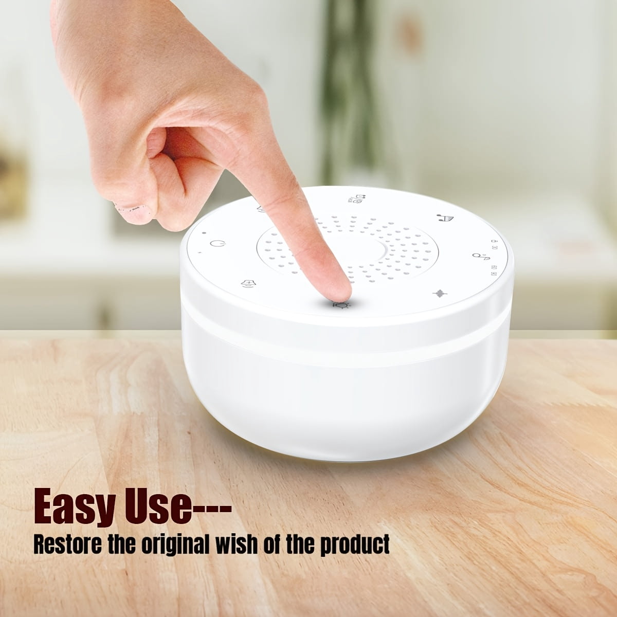 Portable White Noise Machine Sleep Aid, Suitable for Adults, Pets, Children, And. Features 30 Soothing Sounds, a 5-Color Night Light, And 3 Timer Functions. Includes a Lanyard