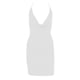 thumbnail image 5 of Vestido Corto de Manga Larga para las Mujeres Vestido de Cuello en V de Estilo Impreso, Poliéster Toda la Temporada, 5 of 6