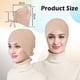 thumbnail image 5 of Minnieouse 3 unids/set Hijab Cap para mujer tela transpirable exquisita artesanía Underscarf Hijab Undercap Hijab Sombreros Azul marino+Negro+Blanco, 5 of 6