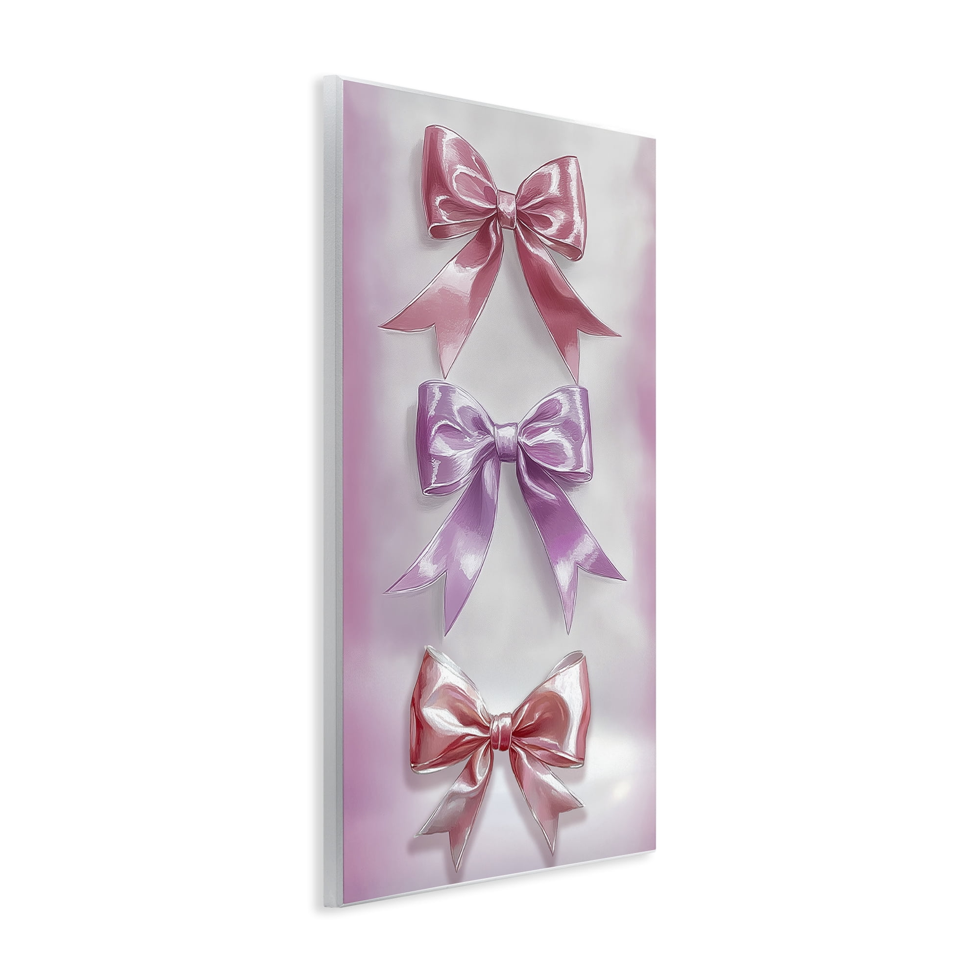 Stupell Industries Blush And Satin Elegance Wall Plaque Art, design by Annabelle Hall