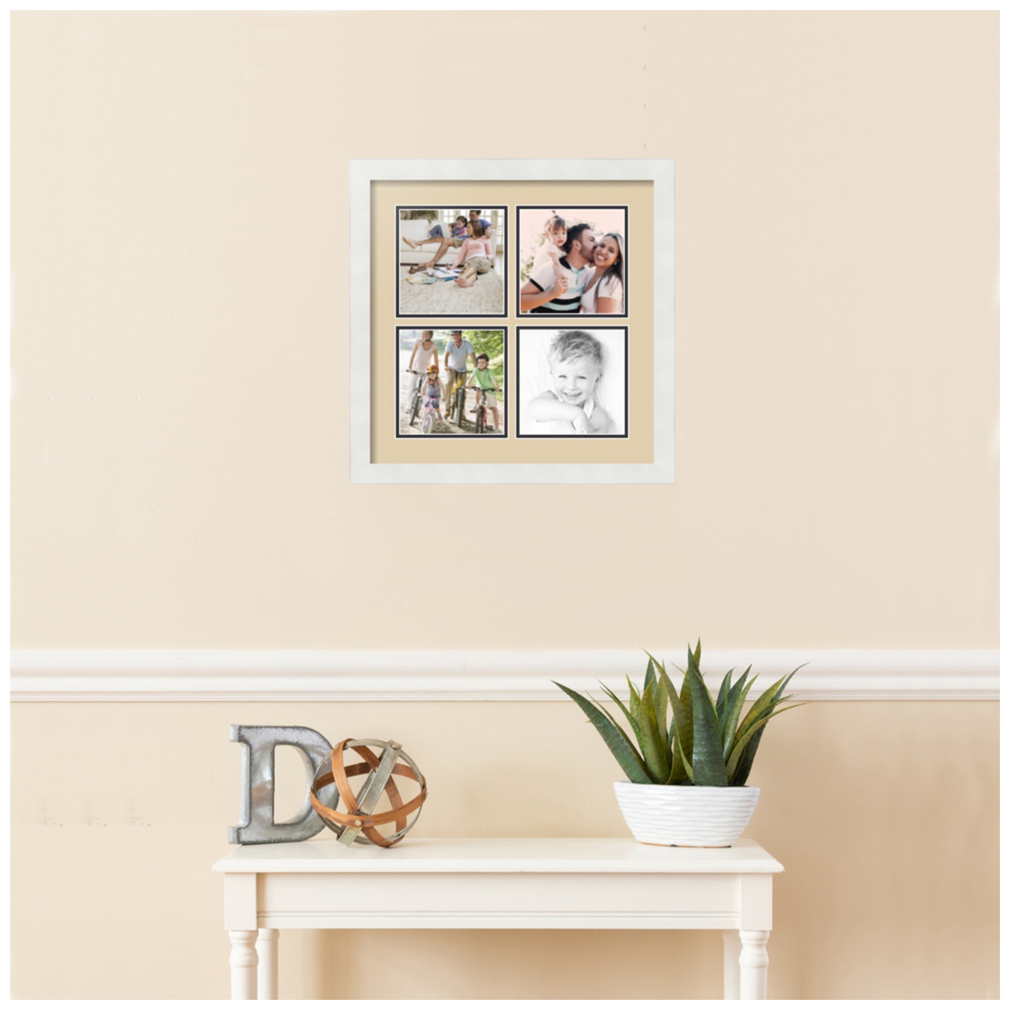 ArtToFrames Collage Photo Picture Frame with 4 - 6x6