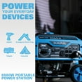 Pulsar 6,580 Watt DualFuel Portable Generator with CO Sentry