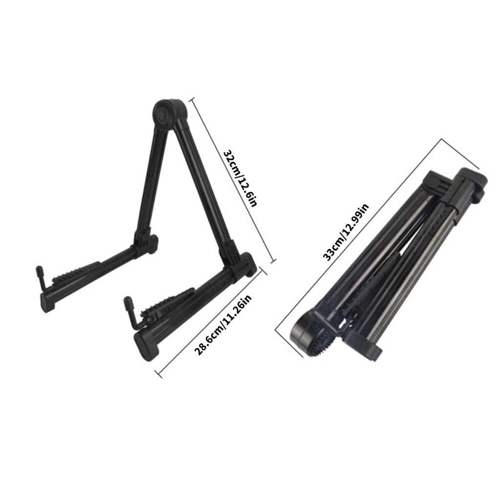 Yihuala Adjustable Electric Guitar Stand Universals Folding Musical Instrument Stand Suitable for Electric Guitar, Ukuleles