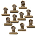 thumbnail image 4 of S SERENABLE 10Pcs Metal Hinge Clips Bulldog Paper Clip Clamp/ File Binder Clips Bronze Tool, 4 of 7