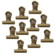 thumbnail image 4 of Clips de carpeta Sharpla para bolsas de alimentos Artesanía Bronce Clips de papel de carpeta, 4 of 7