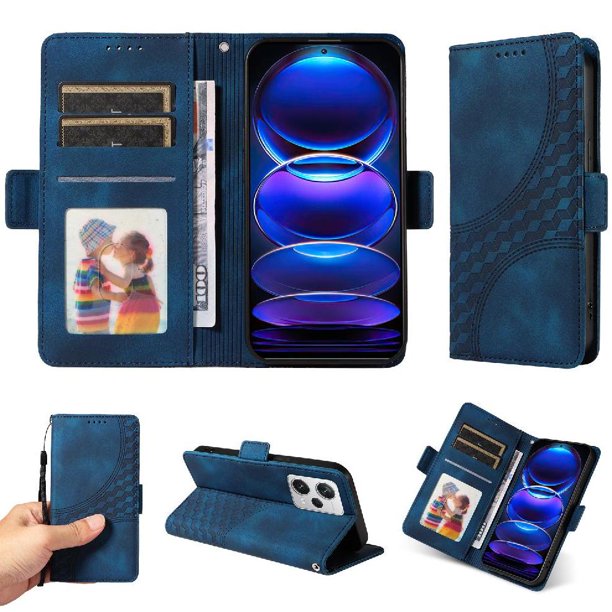 Funda GANGXUN para Xiaomi Redmi Note 12 Pro Plus con diseño acolchado elegante, cuero PU, protección total y ajuste preciso
