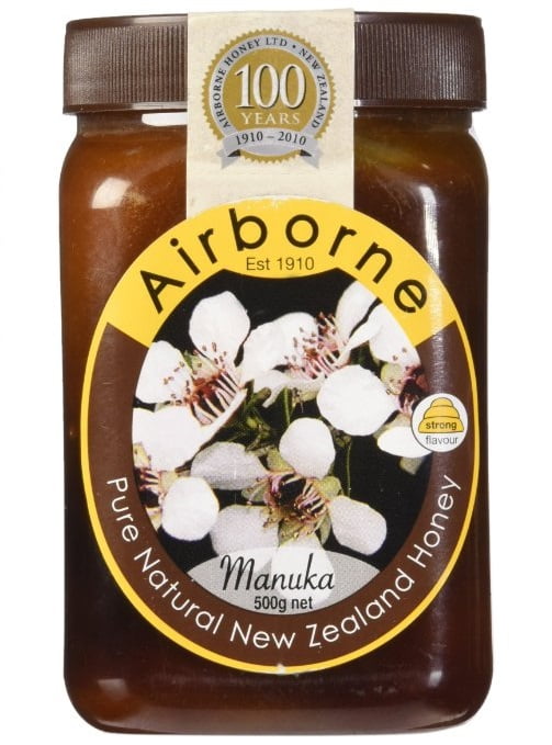 Airborne (New Zealand) Manuka Honey 500g 17.85oz by