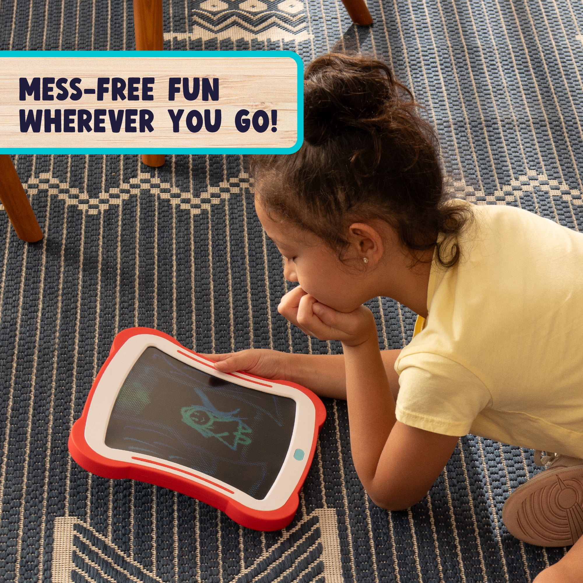 Chuckle & Roar Mess-Free Finger Painting Tablet for Children Ages 3+ with Stylus by Buffalo Games