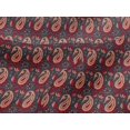 thumbnail image 4 of oneOone Viscose Jersey Fabric Leaves|Floral & Paisley Block Printed Craft Fabric BTY 60 Inch Wide, 4 of 4