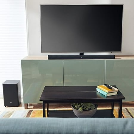 JBL - 2.1-Channel Soundbar with Wireless Subwoofer and Dolby Digital - Black