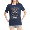 thumbnail image 4 of Nashville Shirt for Women Vintage Guitar Graphic Tee Music City T Shirt Rock Band Tee Tops, 4 of 5