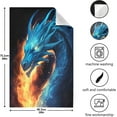thumbnail image 3 of SKYSONIC Blue Dragon Kitchen Towels, 18 x 28 Inch Super Soft and Absorbent Dish Cloths for Washing Dishes, 1 PCS Reusable Multi-Purpose Microfiber Hand Towels for Kitchen, 3 of 7