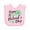 AD-Pink, variant on Inktastic Happy St. Patrick's Day- four leaf clovers Boys or Girls Baby Bib