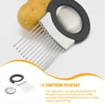 thumbnail image 2 of REOFLYUP Vegetable Chopper Onion Holder For Slicing Plastic 1 Set, 2 of 6