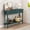 Green, variant on 42"Carved 3-Drawer Console Table With Storage Shelf